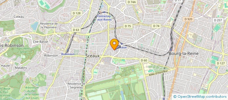 localisation de l'entreprise TOUNGA TOUNGA à SCEAUX
