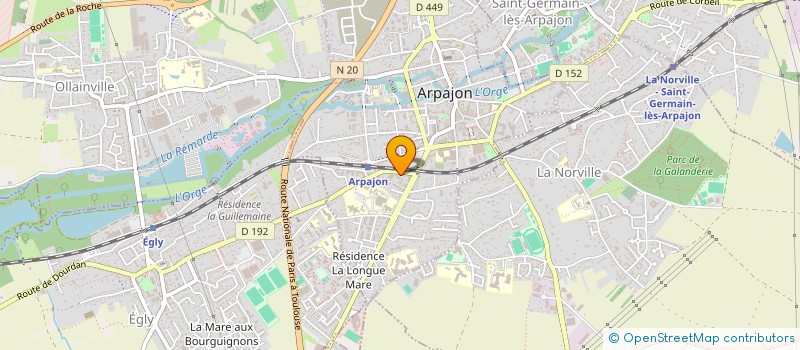 localisation de l'entreprise TOUNKARA VTC à ARPAJON