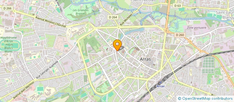 localisation de l'entreprise TOUNTOUROUN RECRUTEMENT à ARRAS