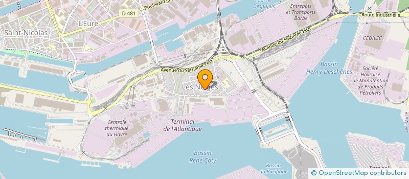 localisation de l'entreprise TOUP'EXPRESS à LE HAVRE