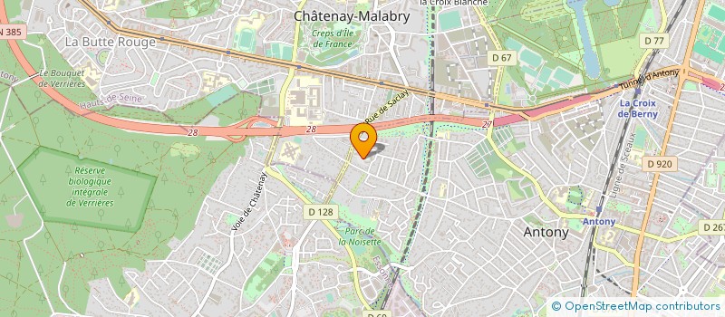 localisation de l'entreprise TOUPAR' DU COEUR à ANTONY