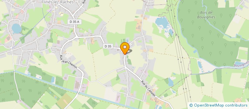 localisation de l'entreprise TOUPET ENTREPRISES  FLINES-LEZ-RACHES