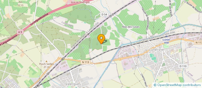 localisation de l'entreprise TOUPIE  LUNEL-VIEL