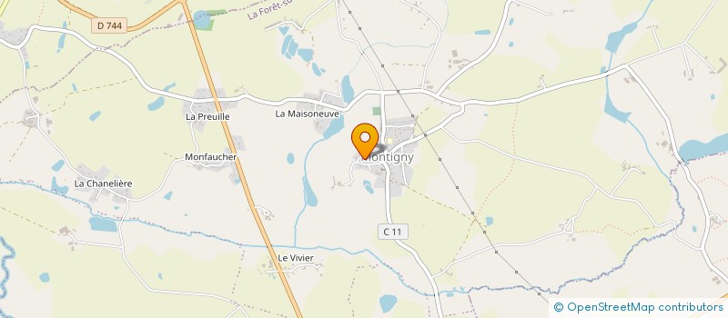 localisation de l'entreprise TOUPILAND à LA FORET-SUR-SEVRE
