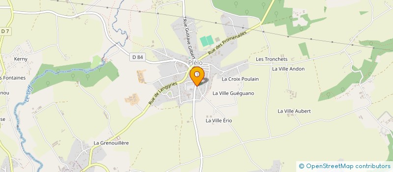 localisation de l'entreprise TOUPIN ENVIRONNEMENT à PLELO