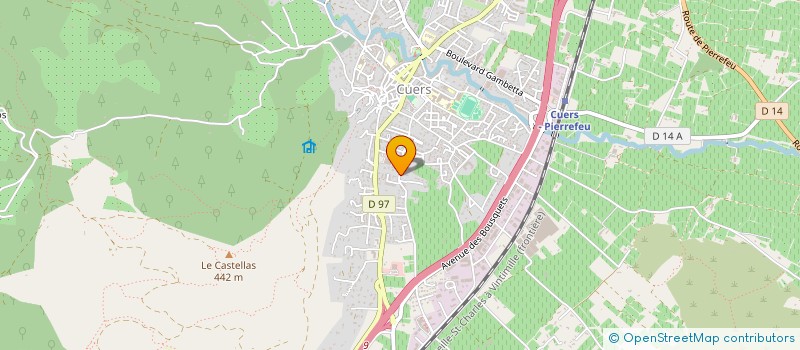 localisation de l'entreprise TOUPINE  CUERS