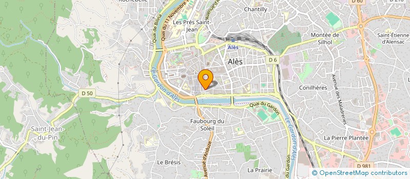 localisation de l'entreprise TOUPPIN à ALES