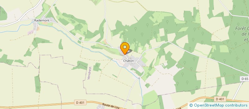 localisation de l'entreprise TOUPRY  VENDREST