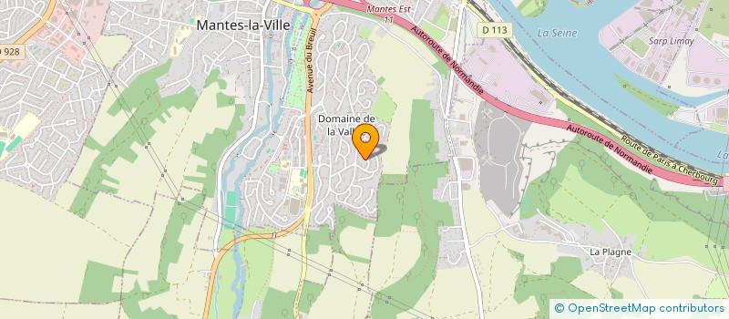 localisation de l'entreprise TOUQUES 36  MANTES-LA-VILLE