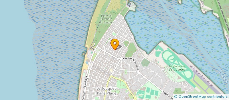 localisation de l'entreprise TOUQUET ATHLETIC CLUB CYCLOTOURISME  LE TOUQUET-PARIS-PLAGE