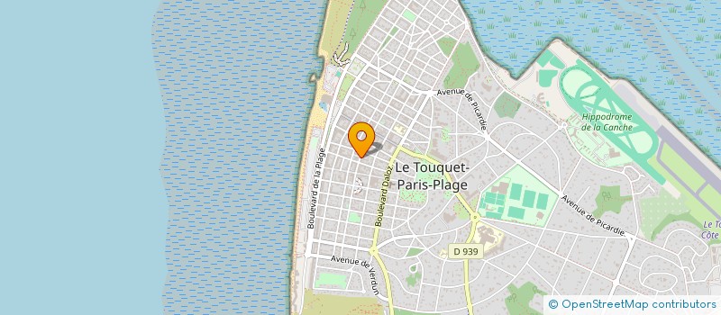 localisation de l'entreprise TOUQUET FRUITS à LE TOUQUET-PARIS-PLAGE