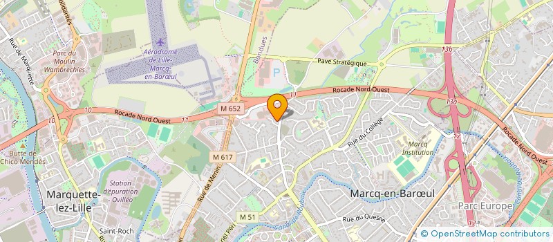localisation de l'entreprise TOUQUET PATRIMOINE à MARCQ-EN-BARŒUL