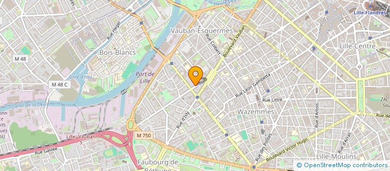 localisation de l'entreprise TOUQUET QUETELART à LILLE