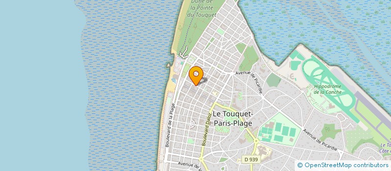 localisation de l'entreprise TOUQUET SERVICE à LE TOUQUET-PARIS-PLAGE