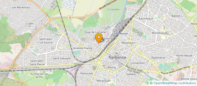 localisation de l'entreprise TOUR AYCELIN  NARBONNE