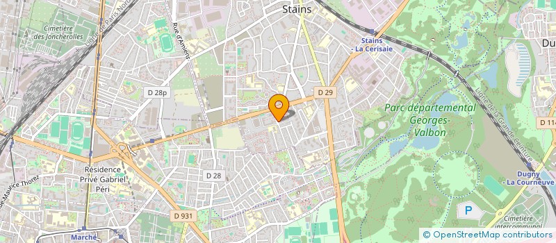 localisation de l'entreprise TOUR CAB à STAINS