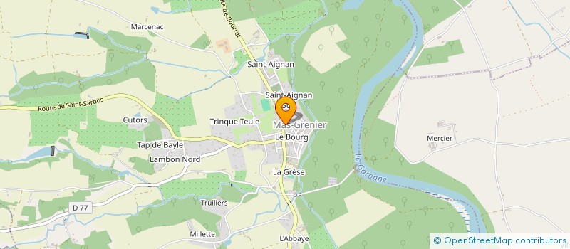localisation de l'entreprise TOUR DE JEU à MAS-GRENIER