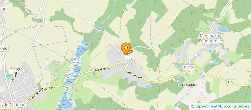 localisation de l'entreprise TOUR DE TERRE à ANIZY-LE-GRAND