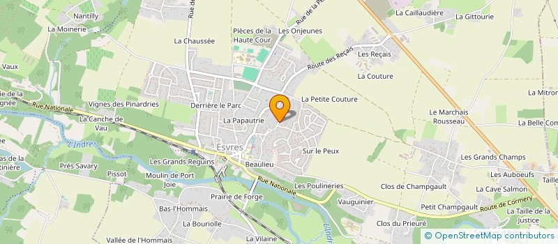 localisation de l'entreprise TOUR DE TETE FRANCE à ESVRES