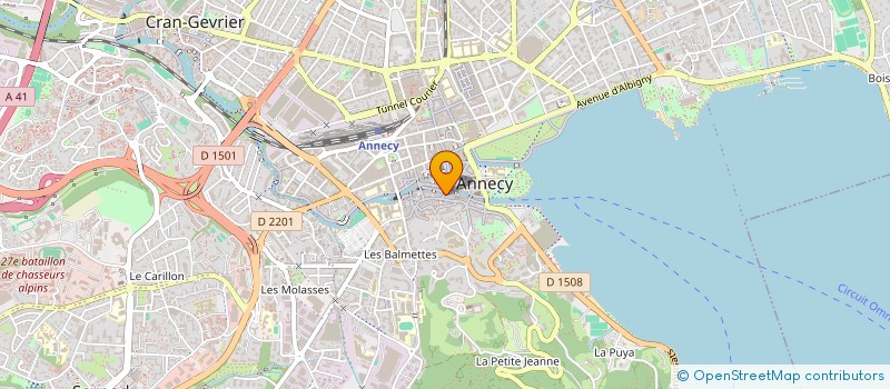 localisation de l'entreprise TOUR DES LACS - IMMOBILIER à ANNECY
