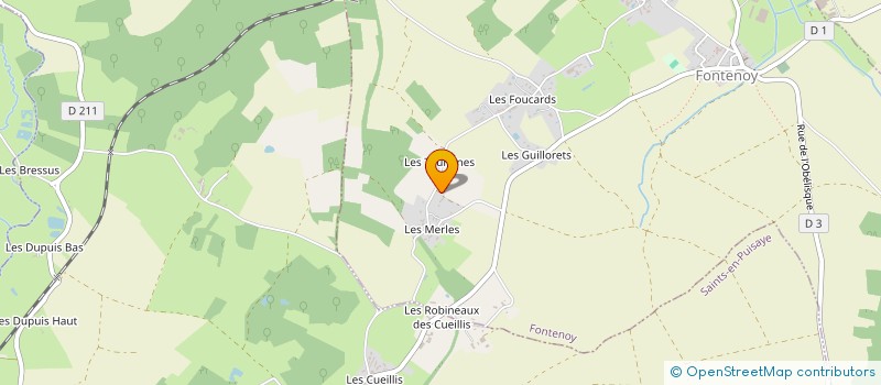 localisation de l'entreprise TOUR/DETOUR  FONTENOY