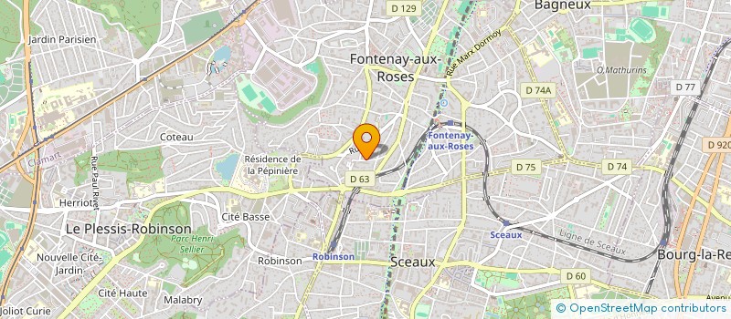 localisation de l'entreprise TOUR DRIVE à FONTENAY AUX ROSES