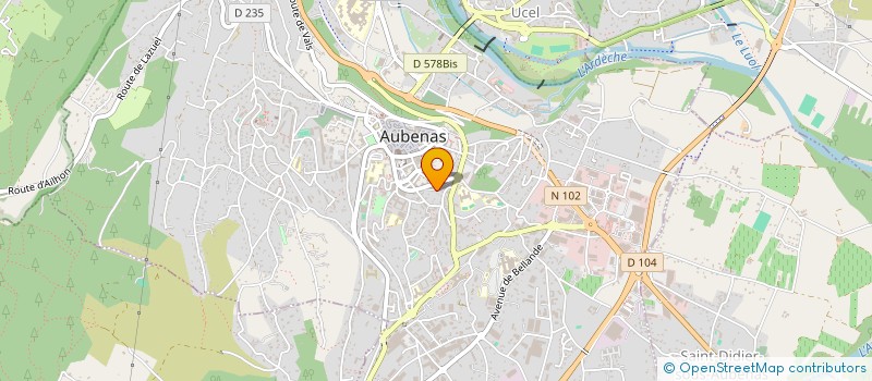 localisation de l'entreprise TOUR DU MINISTRE à AUBENAS