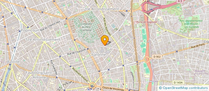 localisation de l'entreprise TOUR DU MONDE  PARIS