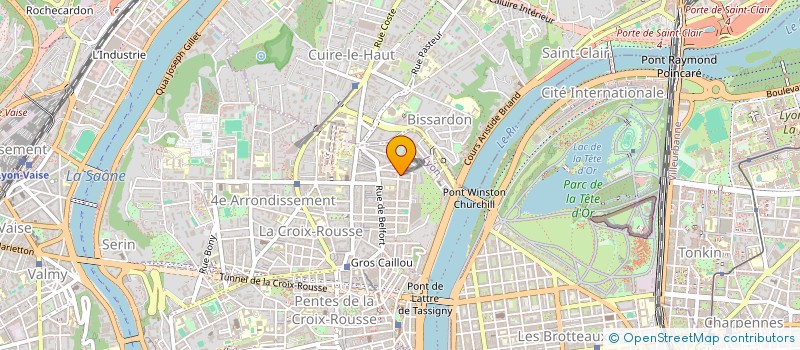 localisation de l'entreprise TOUR DU PIN  LYON