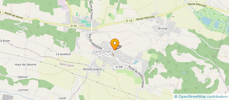 localisation de l'entreprise TOUR DU POLLET  SAINT-CHEF