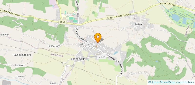 localisation de l'entreprise TOUR DU POLLET  SAINT-CHEF