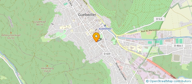 localisation de l'entreprise TOUR FLORA  GUEBWILLER