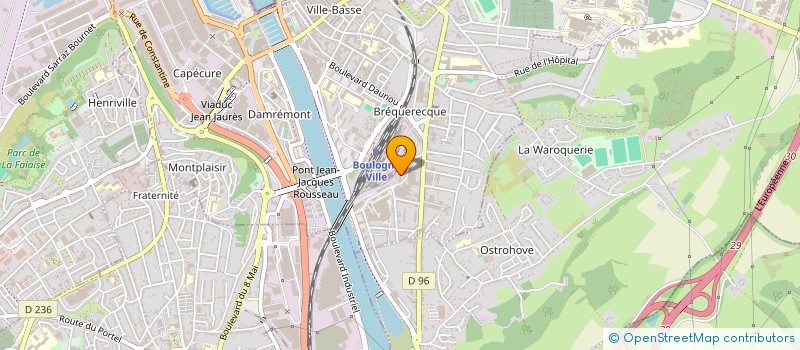 localisation de l'entreprise TOUR FR  BOULOGNE-SUR-MER