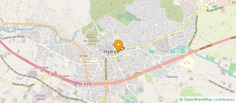 localisation de l'entreprise TOUR INTER FORMATION EMPLOI à HYERES