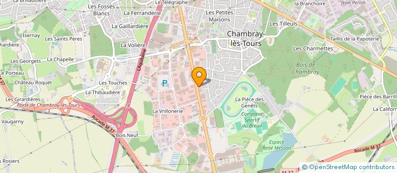 localisation de l'entreprise TOUR'N DECORATION  CHAMBRAY-LES-TOURS