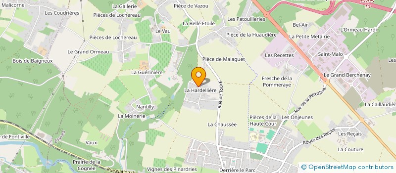 localisation de l'entreprise TOUR ROTOR U.L.M  ESVRES