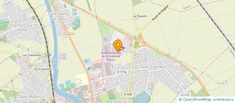 localisation de l'entreprise TOUR SERVICES  SAINT-CLEMENT