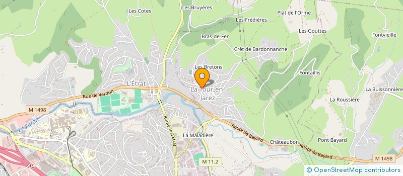 localisation de l'entreprise TOUR SPORT LOISIR  LA TOUR-EN-JAREZ