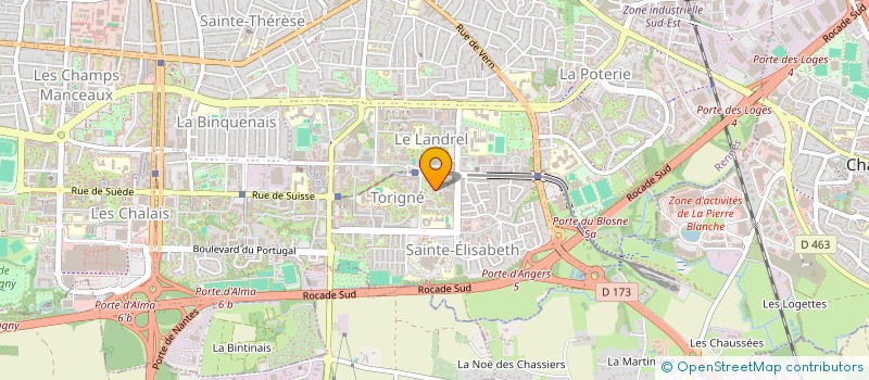 localisation de l'entreprise TOURA RAVALEMENT  RENNES