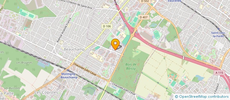 localisation de l'entreprise TOURAINE  TAVERNY