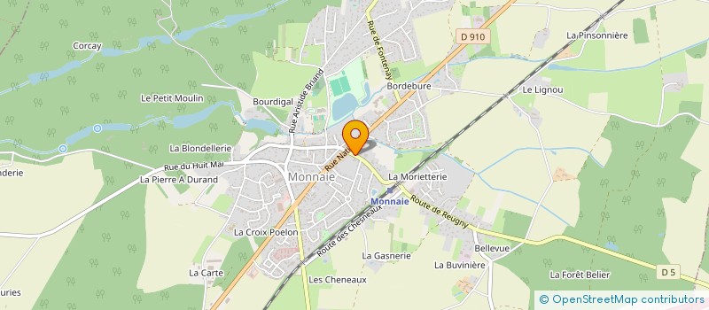 localisation de l'entreprise TOURAINE AUTO WASH à REUGNY
