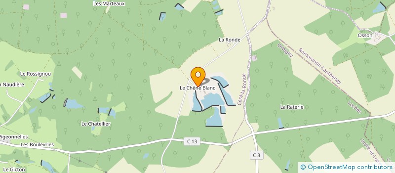 localisation de l'entreprise TOURAINE AVICULTURE SOLUTIONS  CERE-LA-RONDE