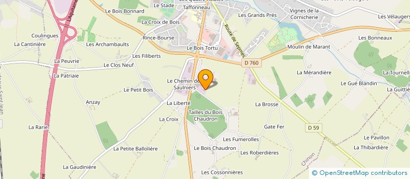 localisation de l'entreprise TOURAINE BETON à SAINTE-MAURE-DE-TOURAINE