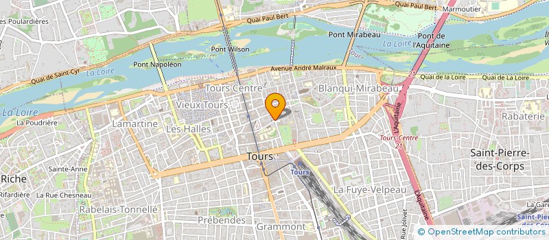 localisation de l'entreprise TOURAINE CLINIQUE  TOURS