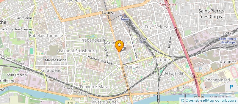 localisation de l'entreprise TOURAINE D'UN SOIR  TOURS