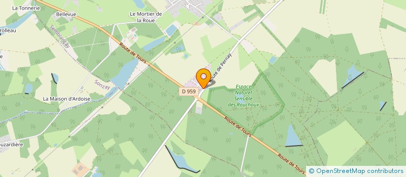 localisation de l'entreprise TOURAINE ENERGIE SERVICE  SEMBLANCAY