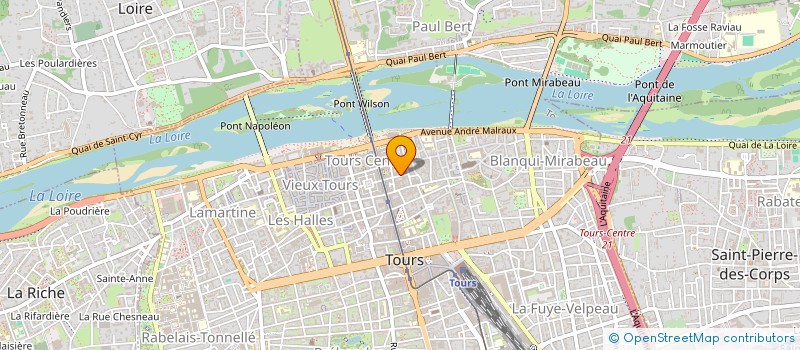 localisation de l'entreprise TOURAINE ENTREPRISES LE CLUB à TOURS