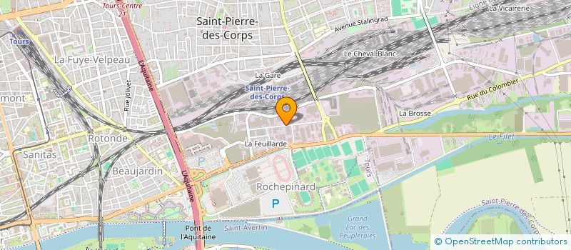 localisation de l'entreprise TOURAINE ESCALADE  SAINT-PIERRE-DES-CORPS