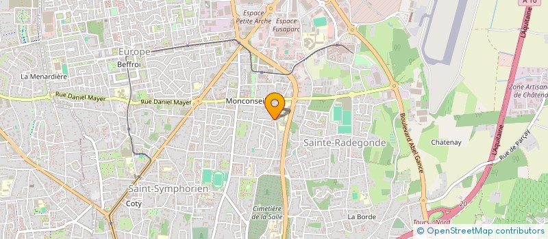 localisation de l'entreprise TOURAINE ESPOIR D'ENFANTS  TOURS