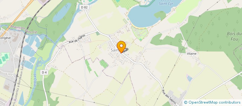 localisation de l'entreprise TOURAINE ET POITOU à BEAUMONT SAINT-CYR